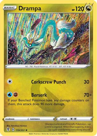 Drampa 119/203 SWSH07 Evolving Skies - Rare