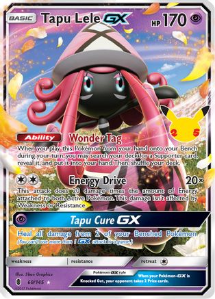 Tapu Lele GX 060/145 - Holofoil Celebrations Classic Collection - Classic Collection