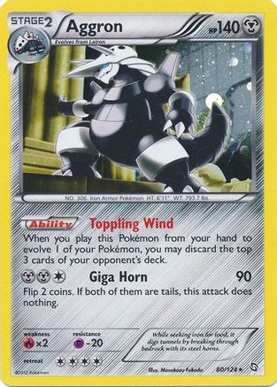 Aggron 080/124 - Holofoil Blister Exclusives - Promo