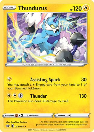 Thundurus 052/198 Deck Exclusives - Rare