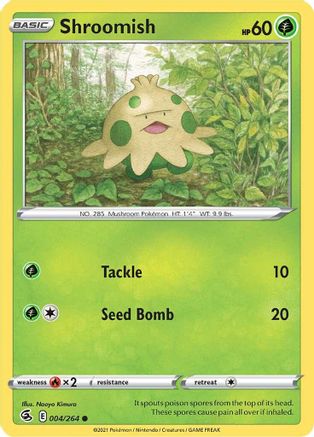 Shroomish 004/264 SWSH08 Fusion Strike - Common
