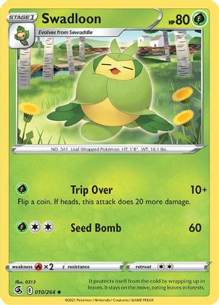 Swadloon 010/264 SWSH08 Fusion Strike - Uncommon
