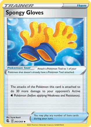 Spongy Gloves 243/264 SWSH08 Fusion Strike - Uncommon