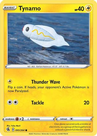 Tynamo 095/264 SWSH08 Fusion Strike - Common