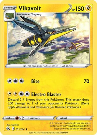 Vikavolt 101/264 SWSH08 Fusion Strike - Rare