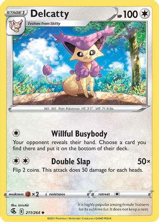 Delcatty 211/264 SWSH08 Fusion Strike - Uncommon