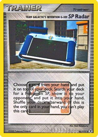 Team Galactic's Invention G 096/111 - Reverse Holofoil League & Championship Cards - Promo
