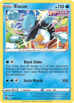 Eiscue 044/172 SWSH09 Brilliant Stars - Rare