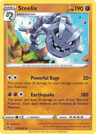Steelix 139/264 Deck Exclusives - Rare