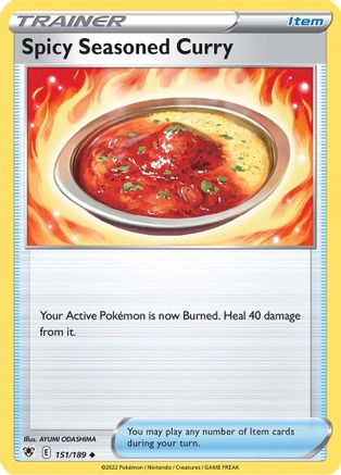 Spicy Seasoned Curry 151/189 - Reverse Holofoil SWSH10 Astral Radiance - Uncommon