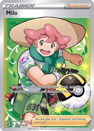 Milo TG27/TG30 - Holofoil SWSH10 Astral Radiance Trainer Gallery - Ultra Rare