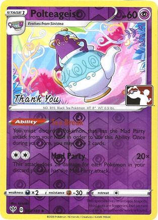 Polteageist 083/189 - Reverse Holofoil League & Championship Cards - Promo