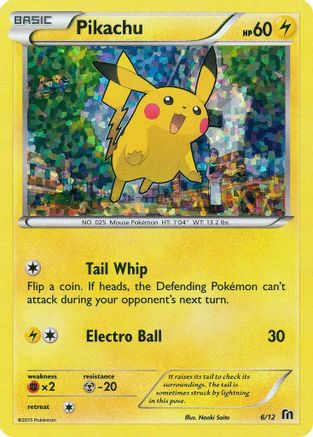 Pikachu 006/12 - Holofoil McDonalds Promos 2016 - Promo