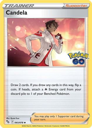 Candela 065/078 - Reverse Holofoil Pokemon GO - Uncommon