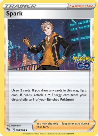 Spark 070/078 Pokemon GO - Uncommon