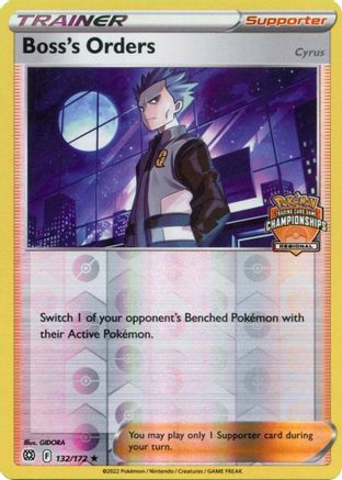 Boss's Orders 132/172 - Reverse Holofoil League & Championship Cards - Promo