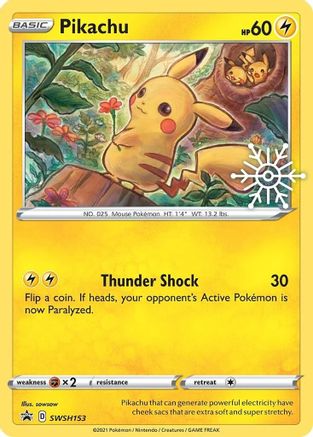 Pikachu SWSH153 - Holofoil SWSH Sword & Shield Promo Cards - Promo