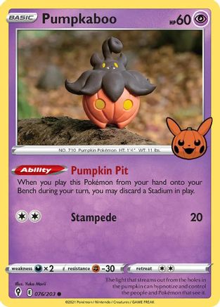 Pumpkaboo 076/203 Trick or Trade BOOster Bundle - Promo