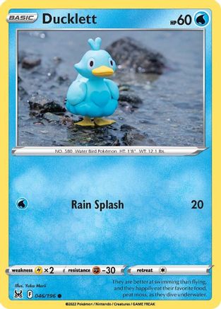 Ducklett 046/196 SWSH11 Lost Origin - Common