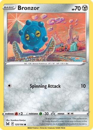 Bronzor 125/196 SWSH11 Lost Origin - Common