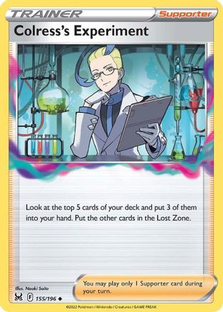 Colress's Experiment 155/196 SWSH11 Lost Origin - Uncommon
