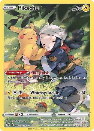 Pikachu TG05/TG30 - Holofoil SWSH11 Lost Origin Trainer Gallery - Ultra Rare