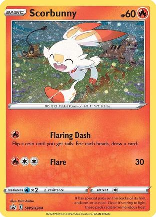 Scorbunny SWSH244 - Holofoil SWSH Sword & Shield Promo Cards - Promo