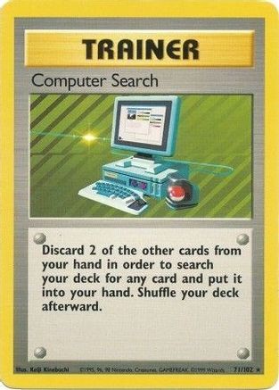 Computer Search 071/102 Base Set - Rare