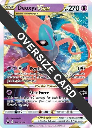 Deoxys VSTAR SWSH268 - Holofoil Jumbo Cards - Promo