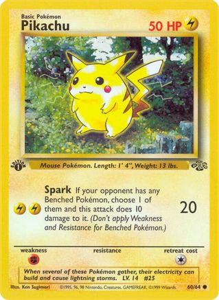 Pikachu 060/64 - Unlimited Jungle - Common