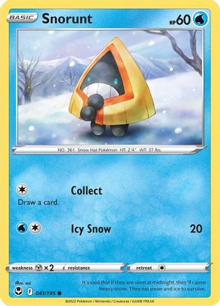 Snorunt 041/195 SWSH12 Silver Tempest - Common