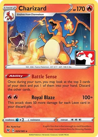 Charizard 025 Prize Pack Series Cards - Rare