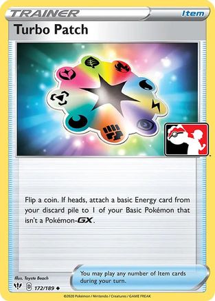 Turbo Patch 172 - Holofoil Prize Pack Series Cards - Uncommon