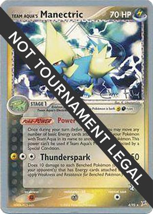 Team Aqua's Manectric 004 World Championship Decks - Holo Rare