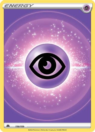Psychic Energy (Texture Full Art) 156/159 - Holofoil Crown Zenith - Ultra Rare