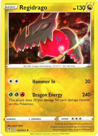Regidrago 124/203 - Holofoil Miscellaneous Cards & Products - Holo Rare