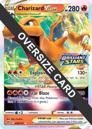 Charizard VSTAR 018 - Holofoil Jumbo Cards - Ultra Rare