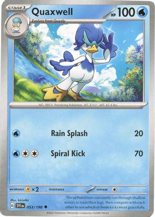 Quaxwell 053/198 - Reverse Holofoil SV01 Scarlet & Violet Base Set - Uncommon