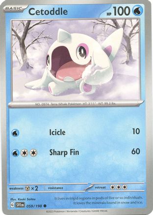Cetoddle 059/198 SV01 Scarlet & Violet Base Set - Common