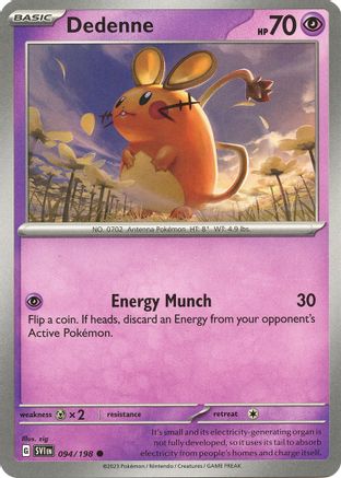 Dedenne 094/198 SV01 Scarlet & Violet Base Set - Common