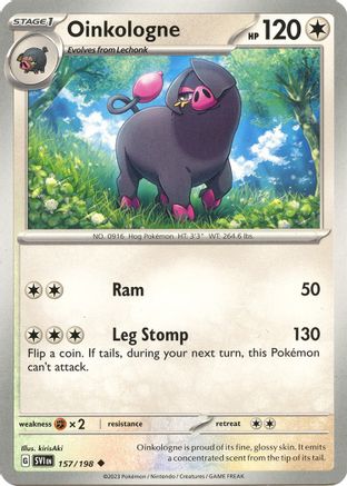 Oinkologne 157/198 - Reverse Holofoil SV01 Scarlet & Violet Base Set - Uncommon