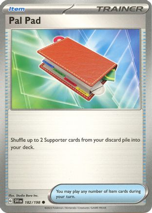 Pal Pad 182/198 SV01 Scarlet & Violet Base Set - Common