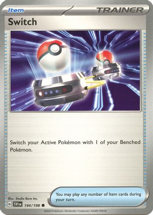 Switch 194/198 - Reverse Holofoil SV01 Scarlet & Violet Base Set - Common