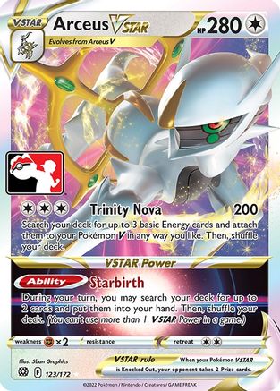 Arceus VSTAR 123 - Holofoil Prize Pack Series Cards - Ultra Rare