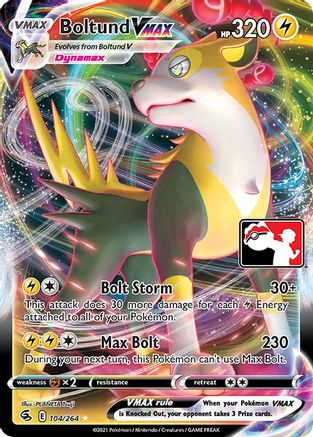 Boltund VMAX 104 - Holofoil Prize Pack Series Cards - Ultra Rare