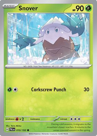 Snover 010/193 SV02 Paldea Evolved - Common