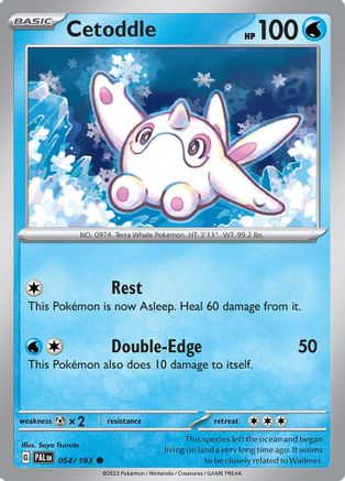 Cetoddle 054/193 SV02 Paldea Evolved - Common