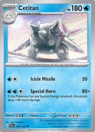 Cetitan 055/193 SV02 Paldea Evolved - Uncommon