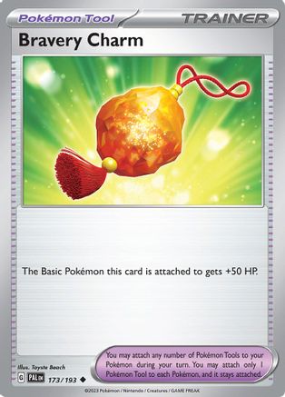 Bravery Charm 173/193 SV02 Paldea Evolved - Uncommon