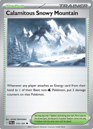 Calamitous Snowy Mountain 174/193 SV02 Paldea Evolved - Uncommon